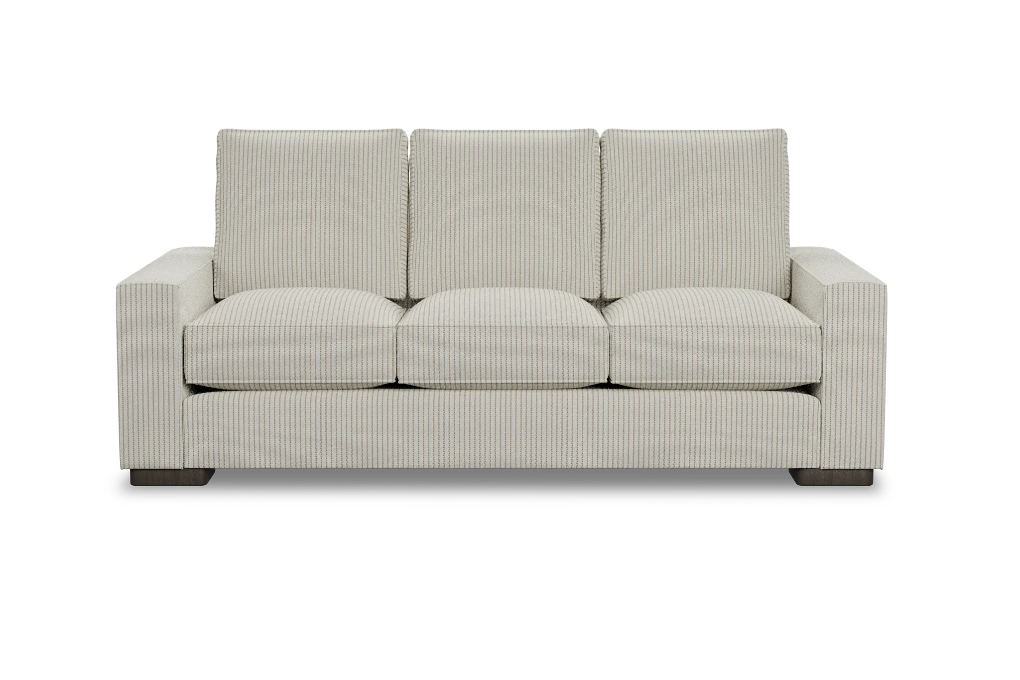 Edgewater Lucy Light Beige 84" Sofa W/ 3 Cushions