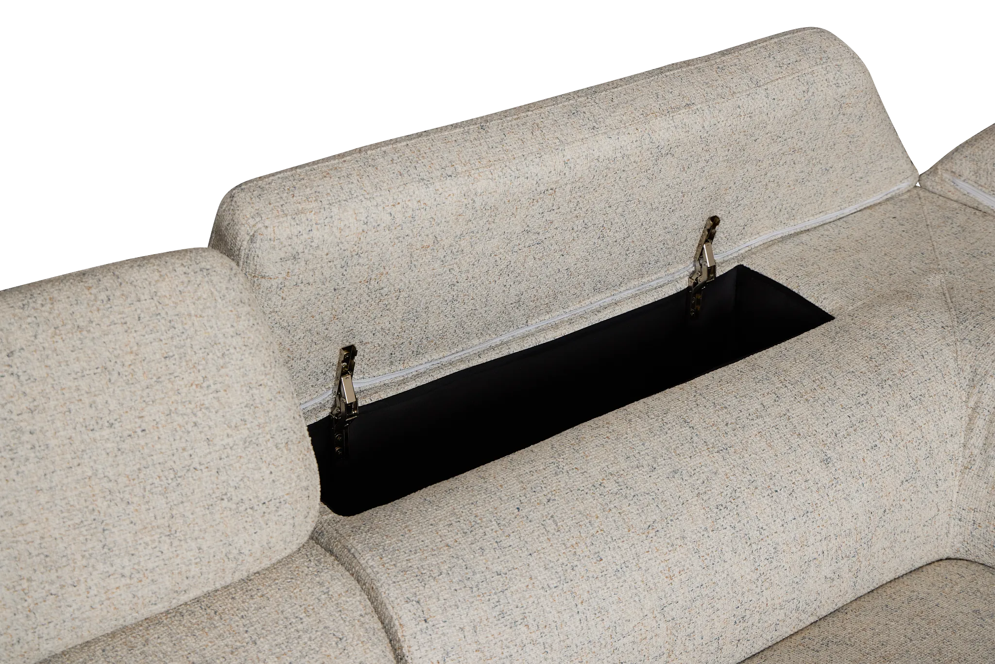 Alina Beige Fabric Medium Right Chaise Sectional