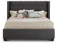 Chatham Dark Gray Low Platform Bed