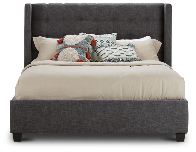 Chatham Dark Gray Low Platform Bed