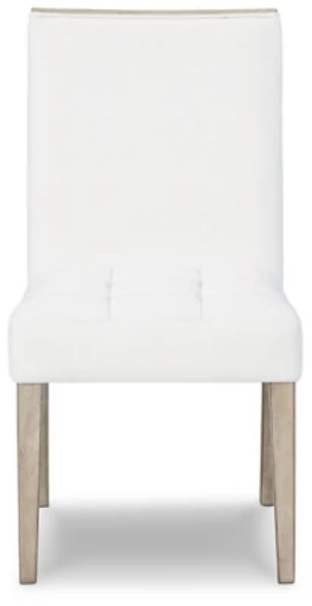 Wendora White Upholstered Side Chair
