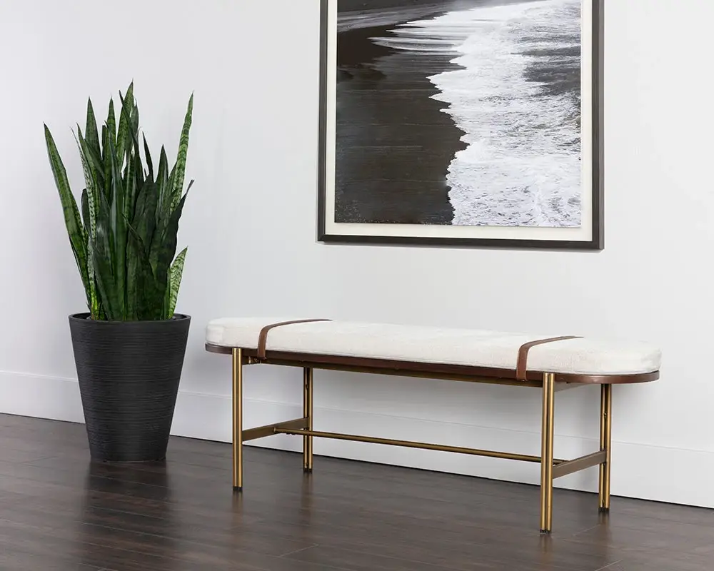 Emalee Light Beige Bench Emalee Light Beige Bench
