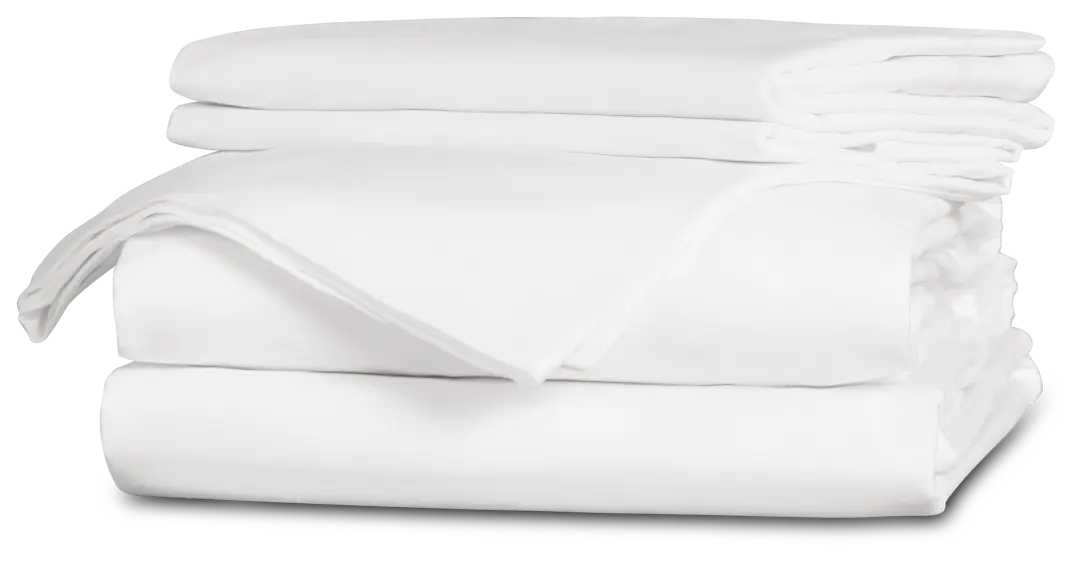 Rest & Renew Cotton Sateen White 300 Thread Duvet Set Rest & Renew Cotton Sateen White 300 Thread Duvet Set