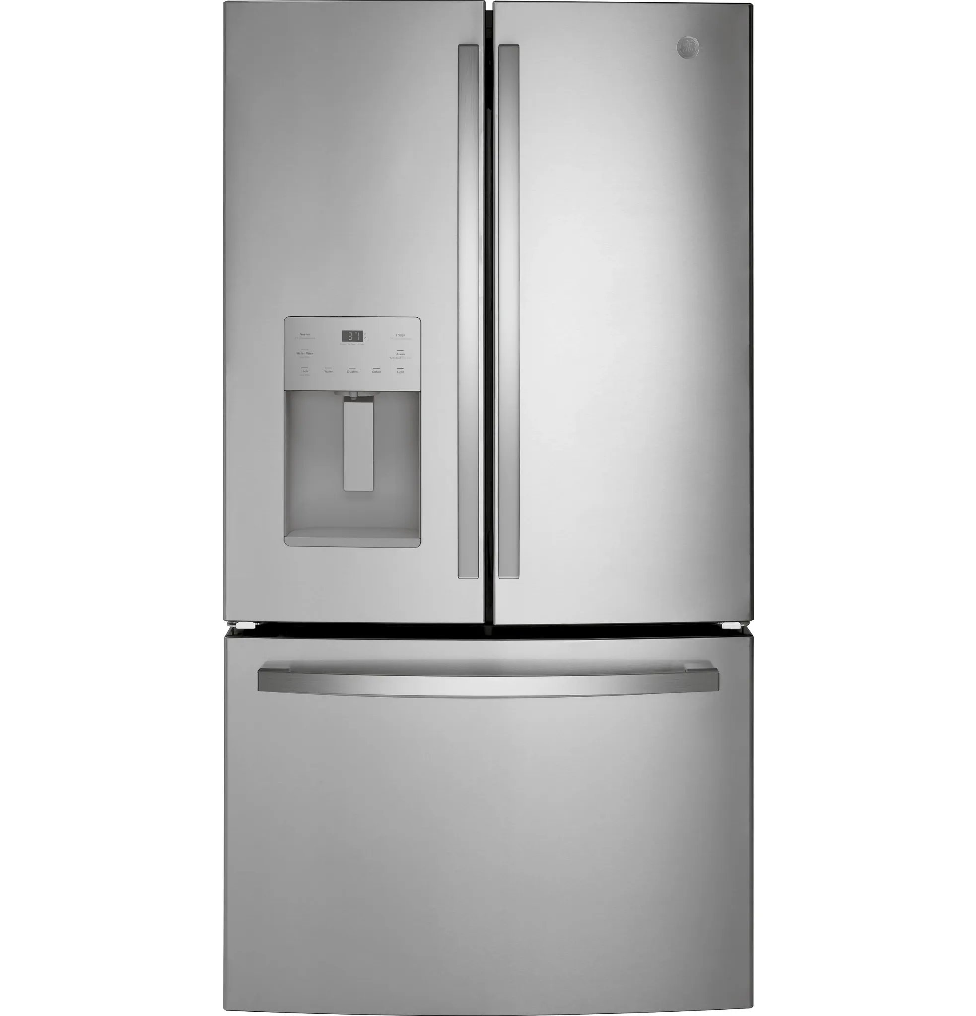 Ge 21 Series Stainless Steel Bottom Freezer Refrigerator