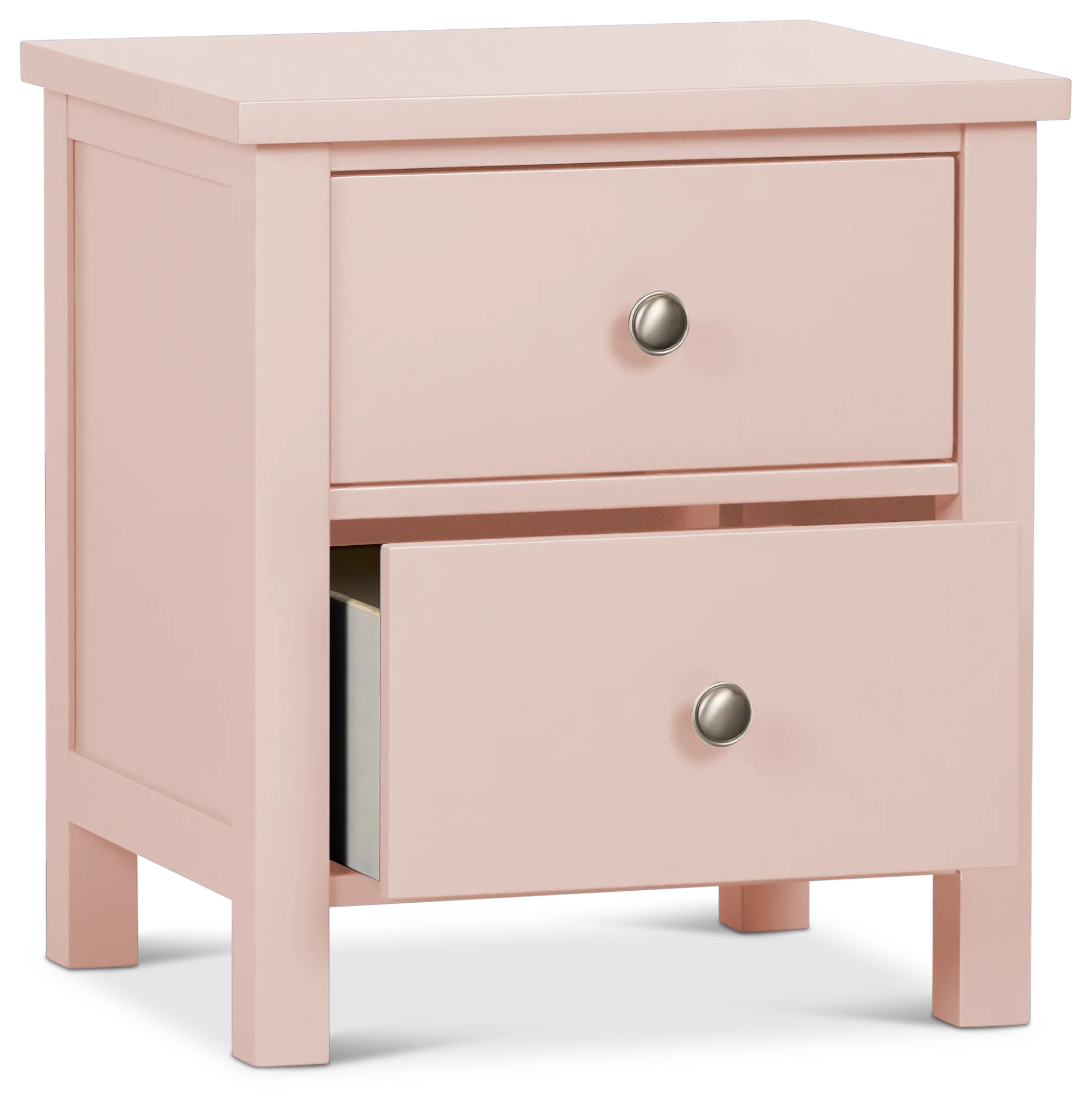 Charleston Pink 2-drawer Nightstand