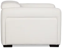 Melody White Micro Power Recliner