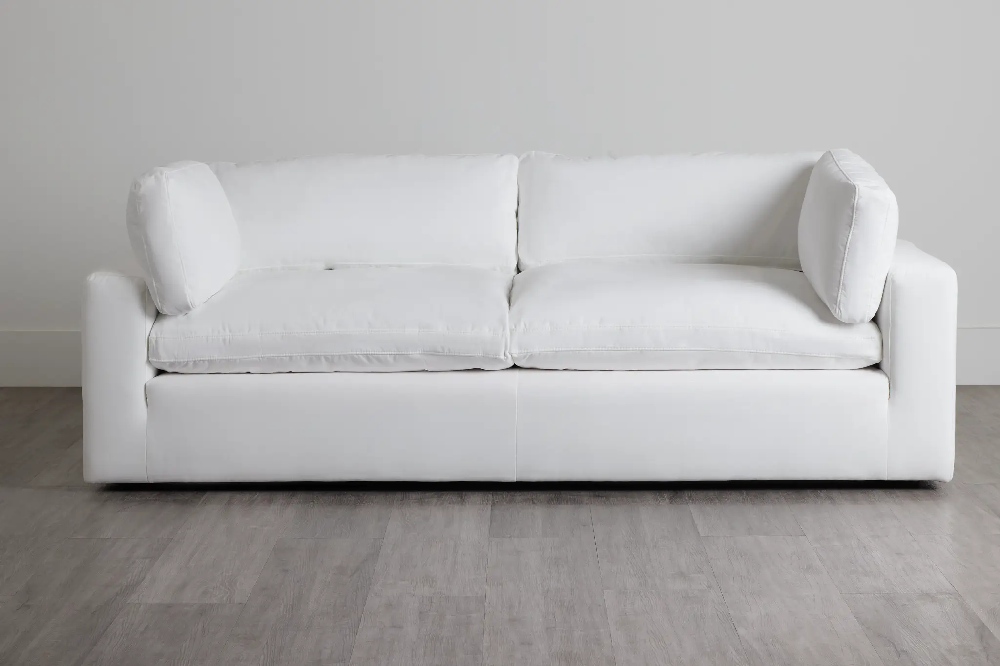 Grant White Fabric Sofa Grant White Fabric Sofa