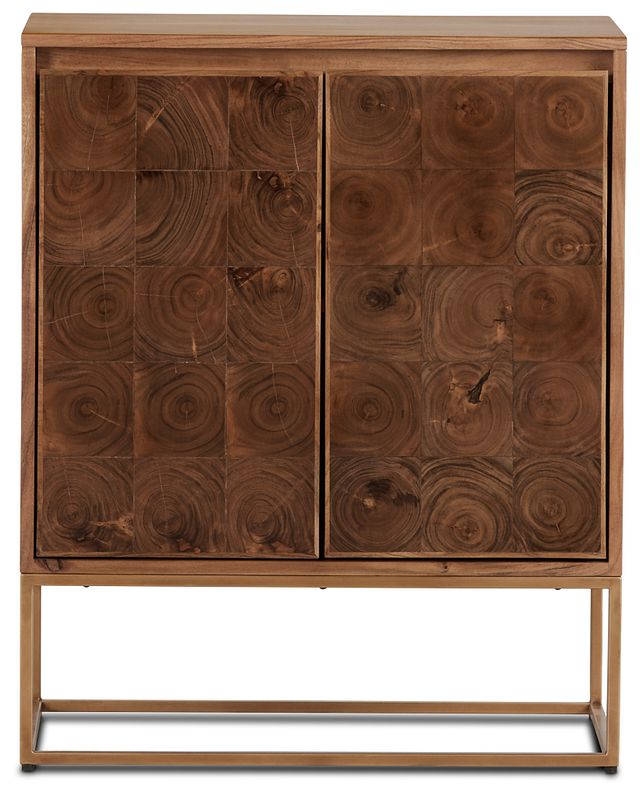 Nadir Mid Tone Two-door Cabinet