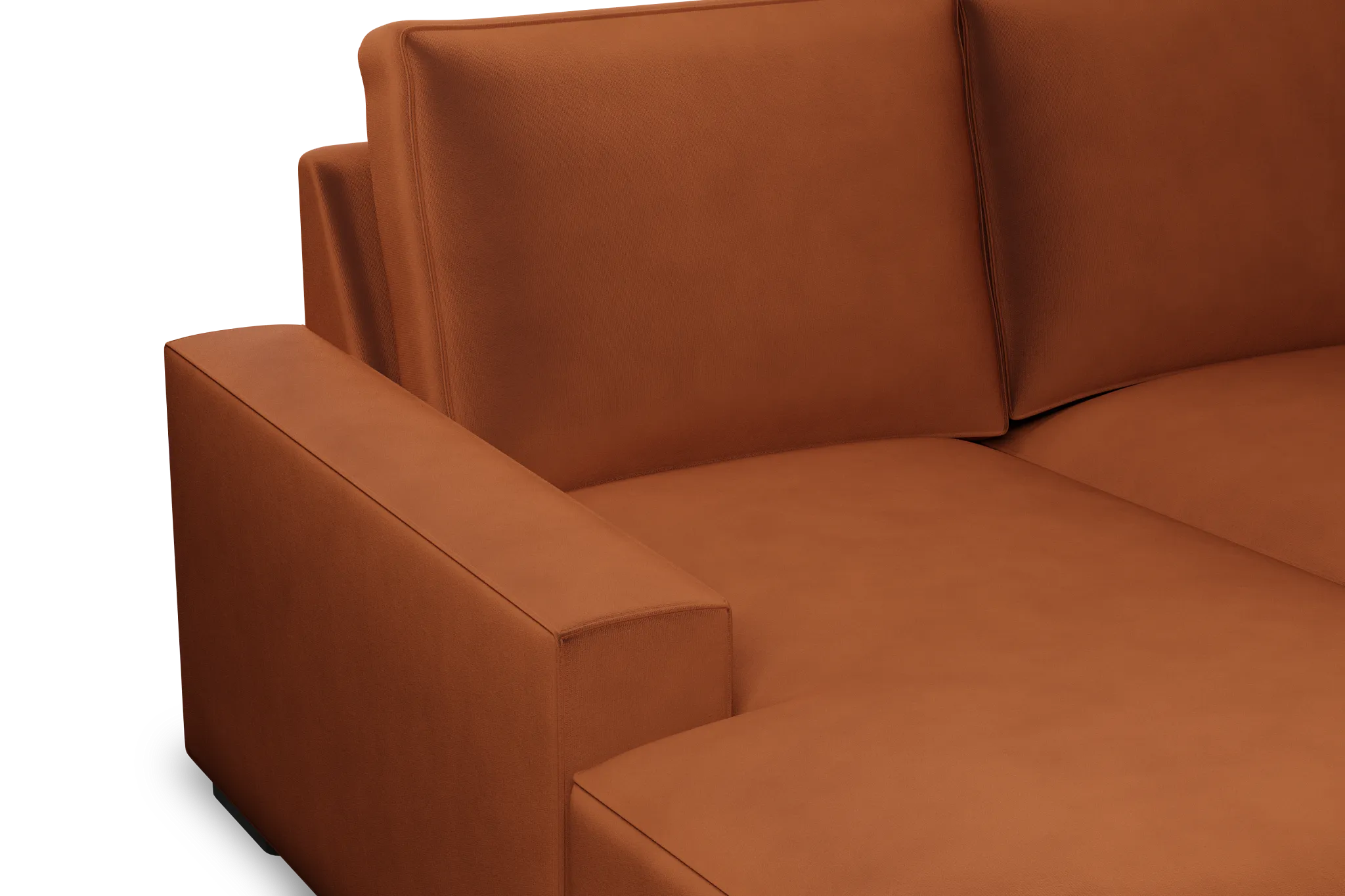 Edgewater Joya Orange Left Chaise Sectional
