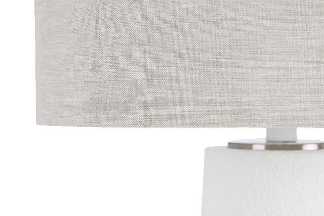 Valda White Table Lamp