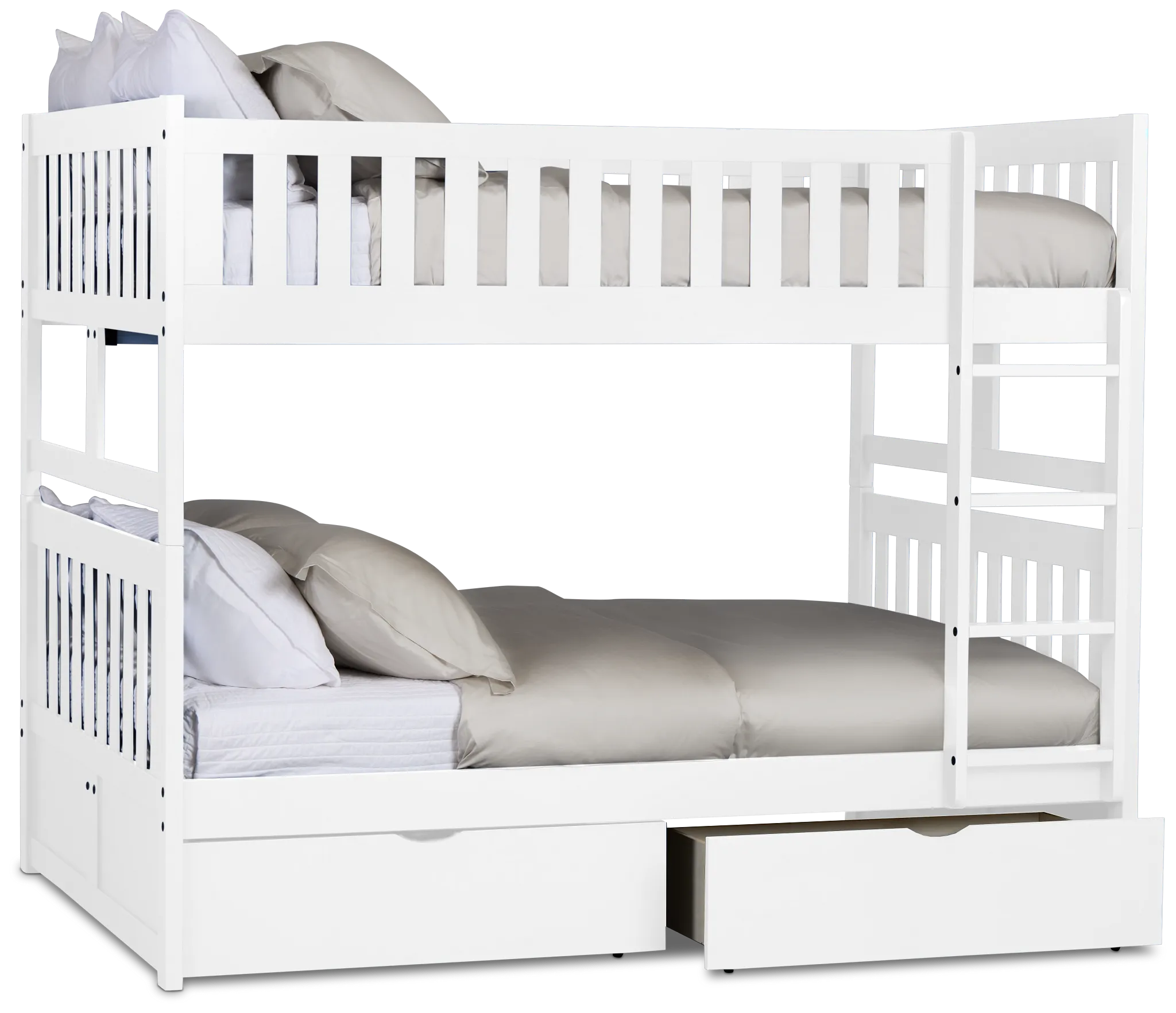 Charleston White Storage Bunk Bed