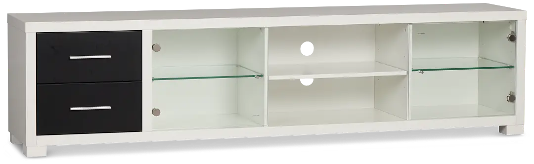 Doral White 85" Tv Stand Doral White 85" Tv Stand