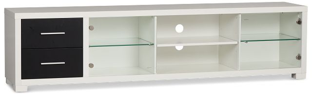 Doral White 85" Tv Stand