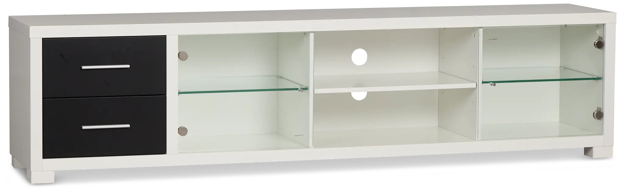 Doral White 85" Tv Stand Doral White 85" Tv Stand