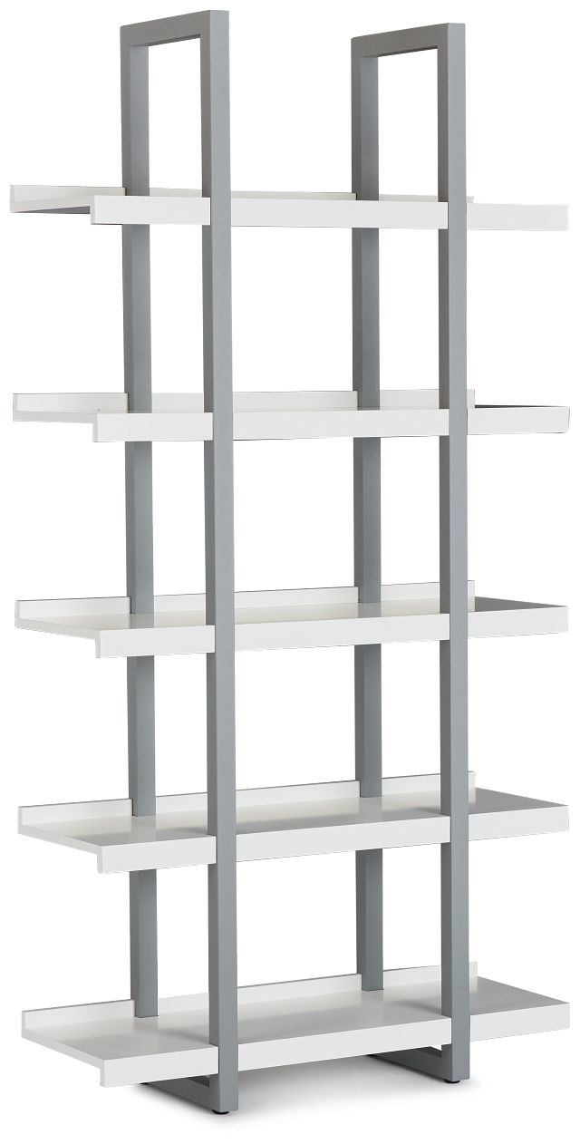 Clark White Bookcase