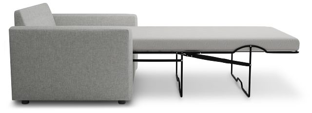 Siesta Delray Light Gray Fabric Memory Foam Sleeper