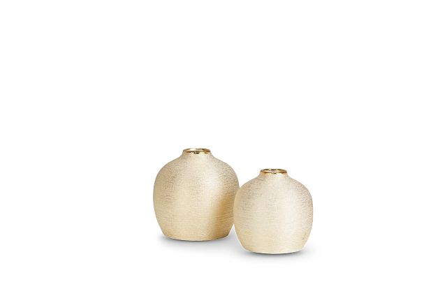 Lolan Gold Small Vase