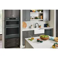 Kitchenaid 730 Series Green Electric Oven And Microwave Combo