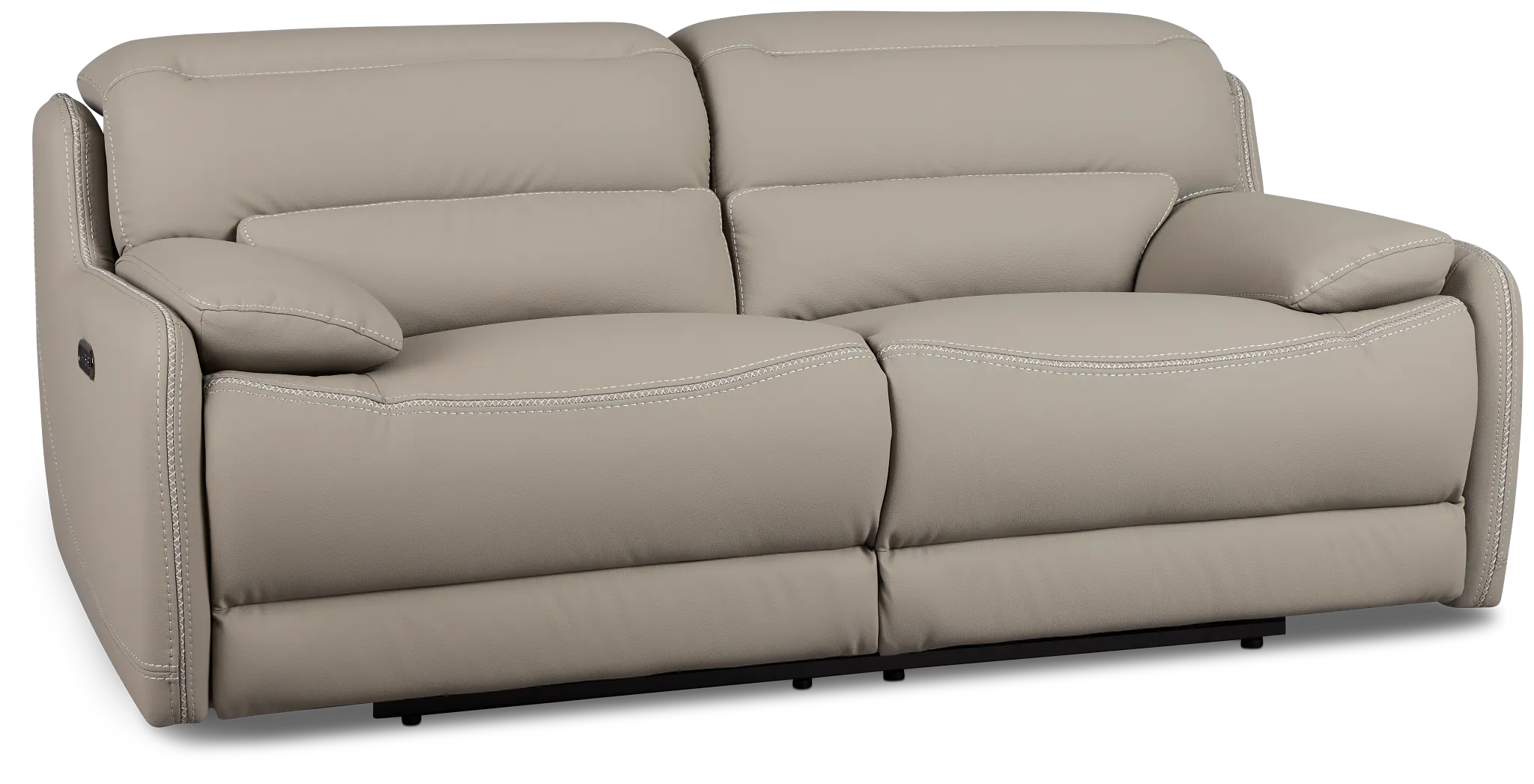 Jett Gray Micro Power Reclining Loveseat