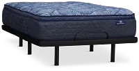Serta Perfect Sleeper Cobalt Calm Plush Elite Adjustable Mattress Set
