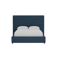 Grayton Elite Navy 54" Upholstered Platform Bed