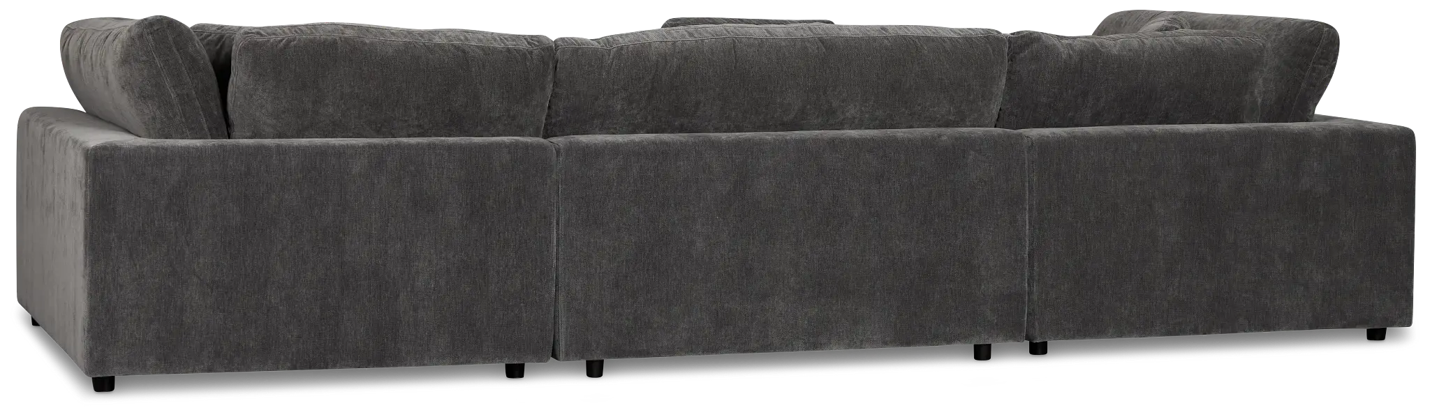 Lounge Dark Gray Fabric Double Chaise Sectional Lounge Dark Gray Fabric Double Chaise Sectional