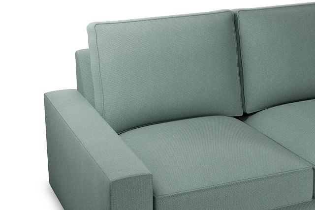 Edgewater Delray Light Green Medium Two-arm Sectional