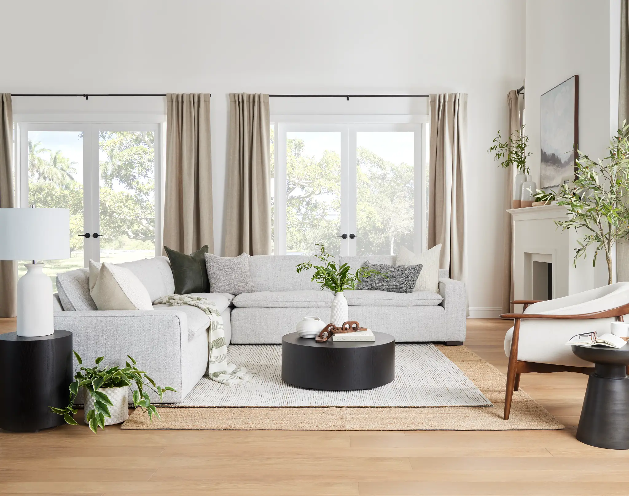 Aurora Light Gray Micro Small Two-arm Sectional Aurora Light Gray Micro Small Two-arm Sectional