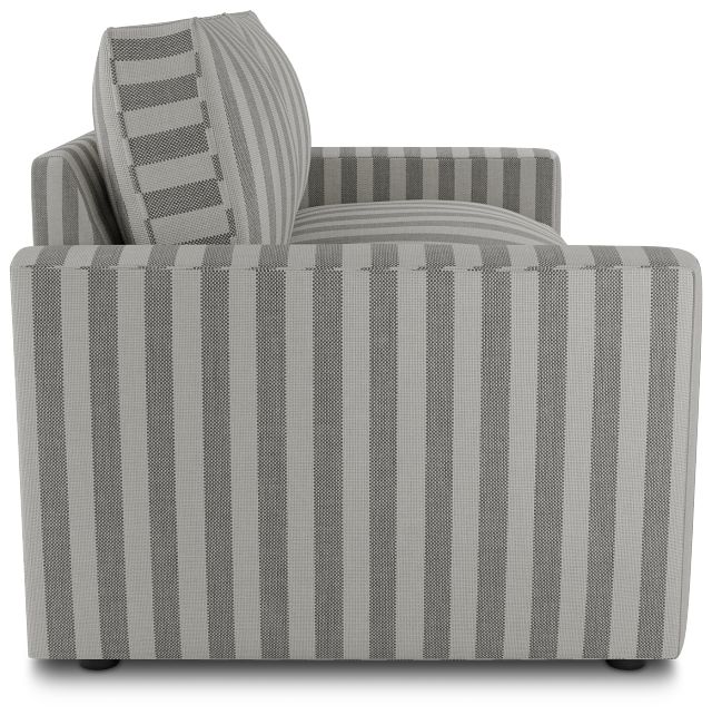 Siesta Sea Lane Dark Gray Fabric Loveseat