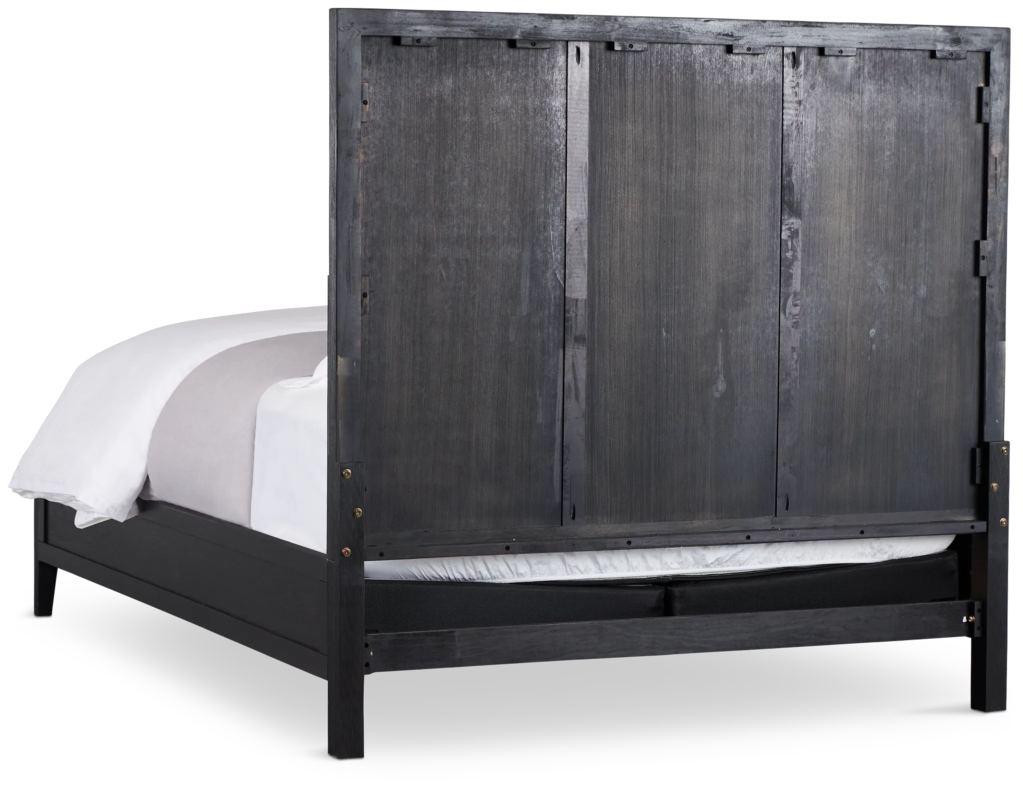 Alden Black Wood Platform Bed