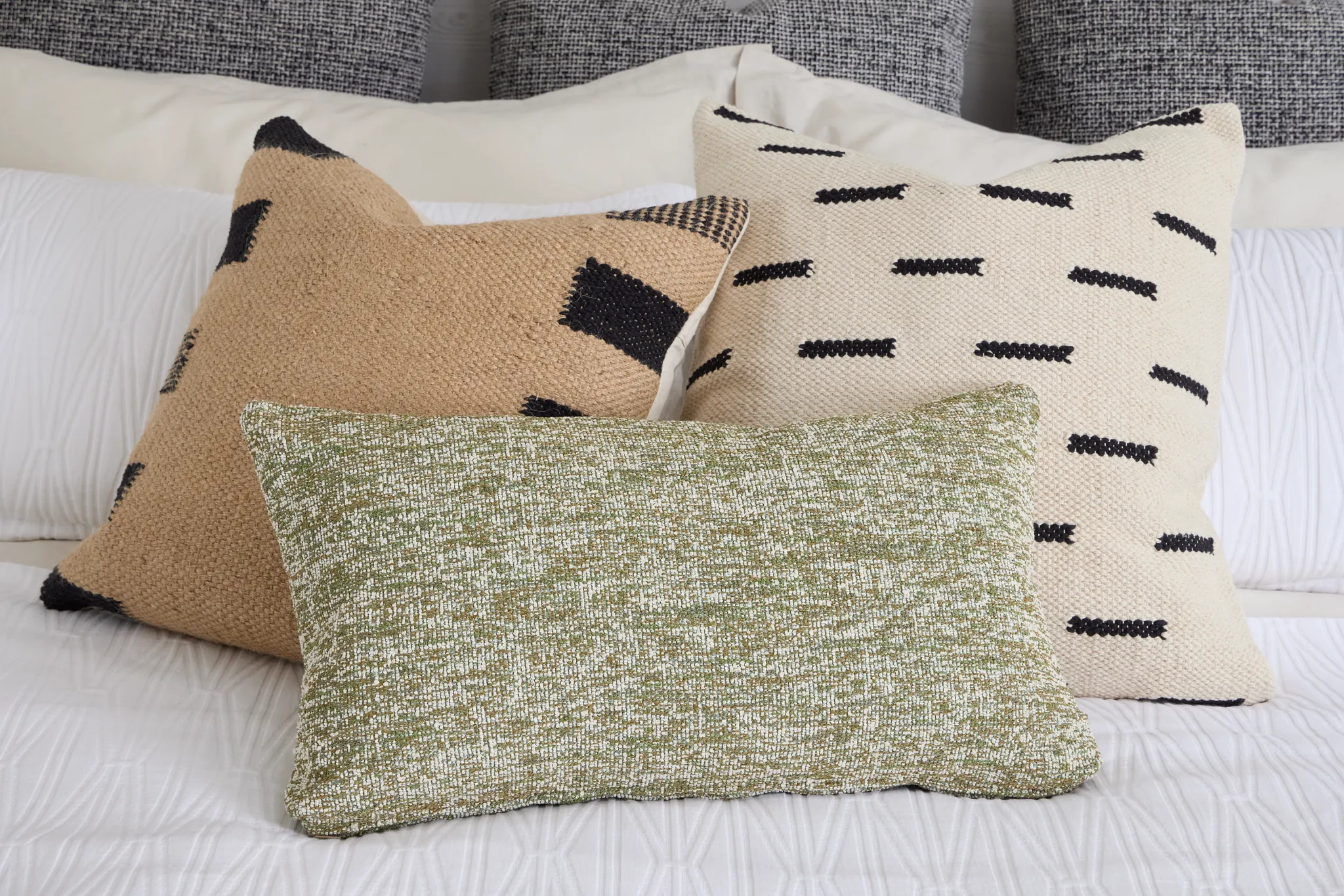Fynn Beige 20" Accent Pillow