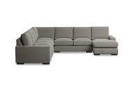 Edgewater Maguire Pewter Large Right Chaise Sectional