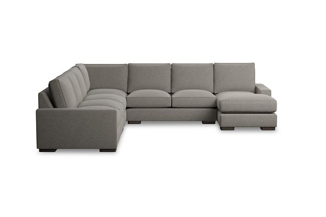 Edgewater Maguire Pewter Large Right Chaise Sectional