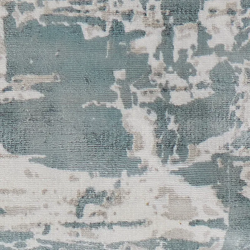 Aramac Light Teal Viscose 2x7 Runner