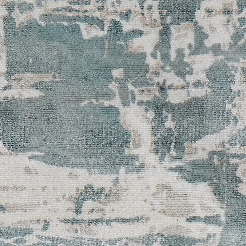 LIGHT TEAL Aramac Light Teal Viscose 2x7 Runner