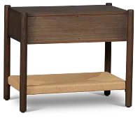Santorini Dark Tone Woven Nightstand