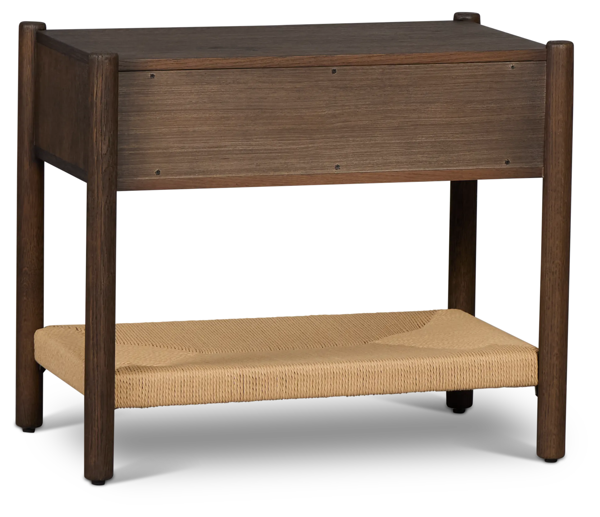 Santorini Dark Tone Woven Nightstand