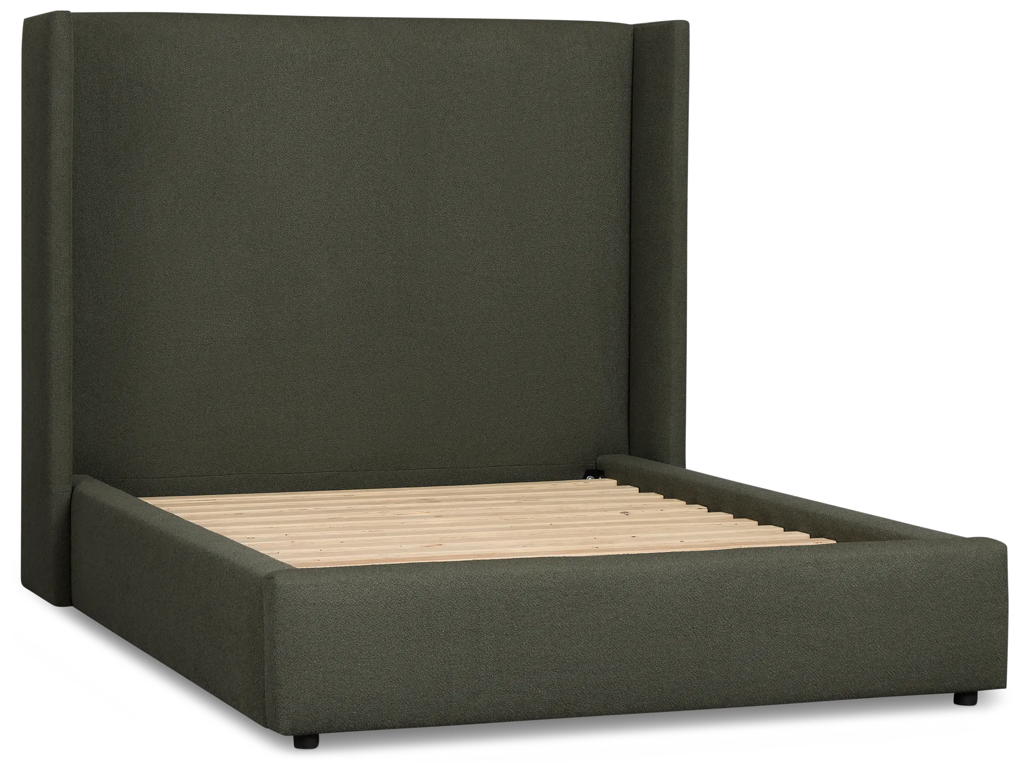 Captiva Sutton Green 60" Upholstered Shelter Bed Captiva Sutton Green 60" Upholstered Shelter Bed