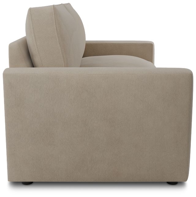 Siesta Peyton Beige Fabric Memory Foam Sleeper