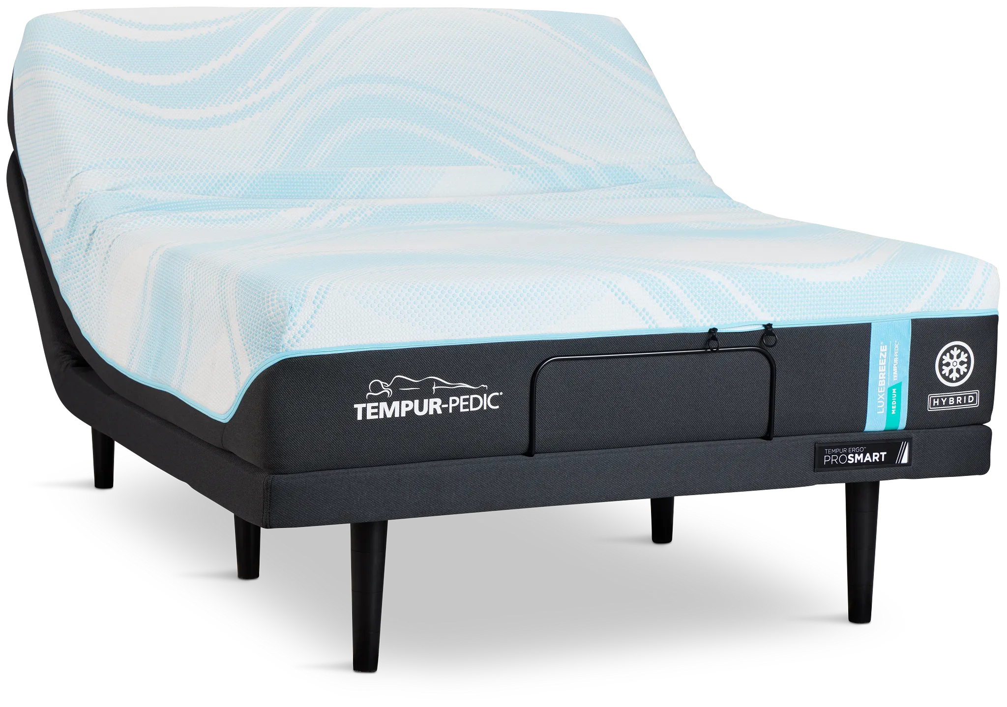 Tempur-pedic Tempur-luxebreeze Medium Ergo Prosmart Adjustable Mattress Set