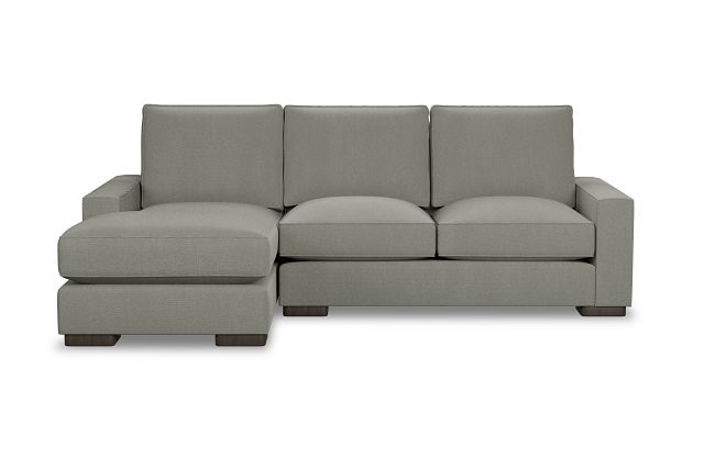 Edgewater Delray Pewter Left Chaise Sectional (2)