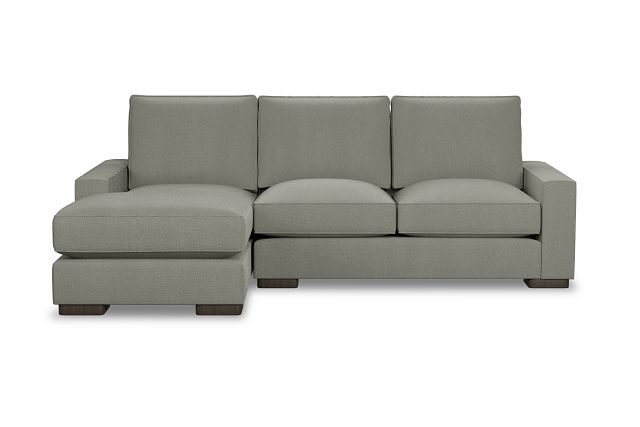 Edgewater Delray Pewter Left Chaise Sectional