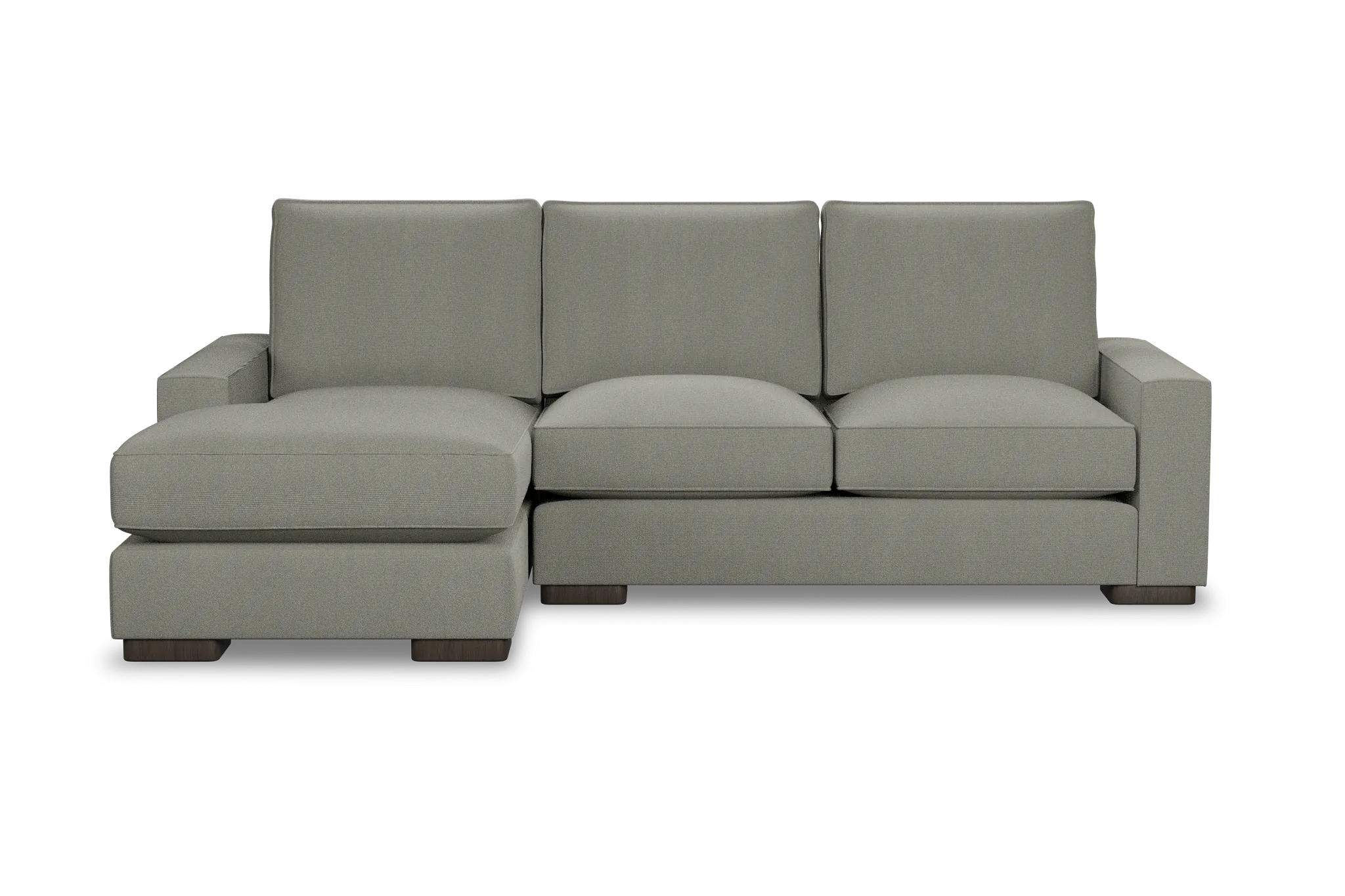 Edgewater Delray Pewter Left Chaise Sectional