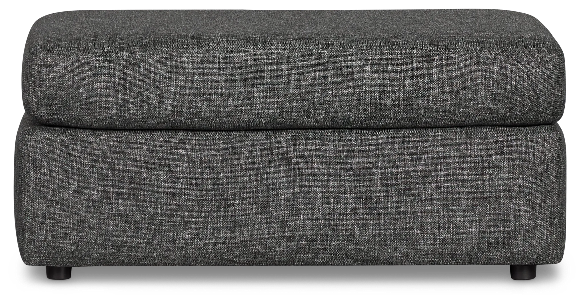 Brantley Dark Gray Fabric Ottoman