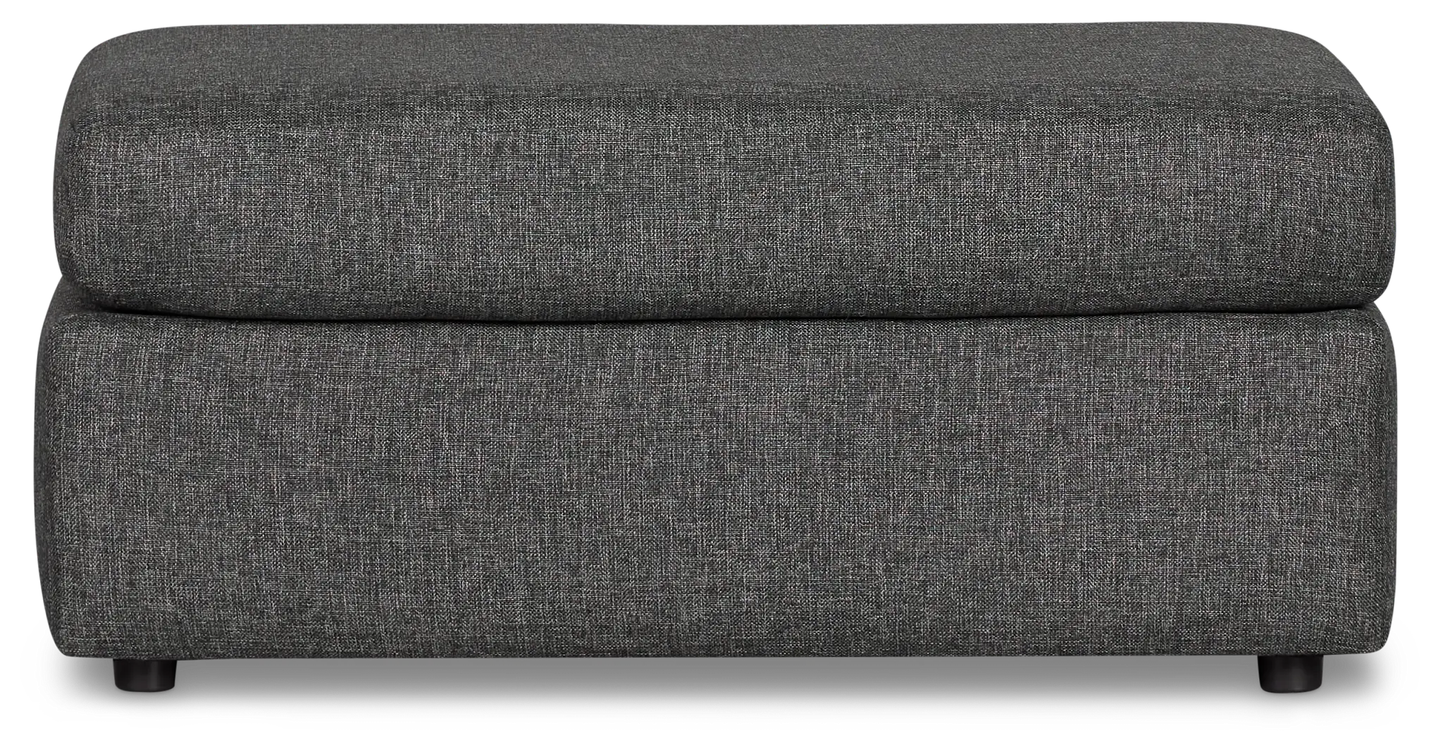 Brantley Dark Gray Fabric Ottoman Brantley Dark Gray Fabric Ottoman