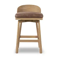 Four Hands Cloris Light Tone 24" Upholstered Barstool