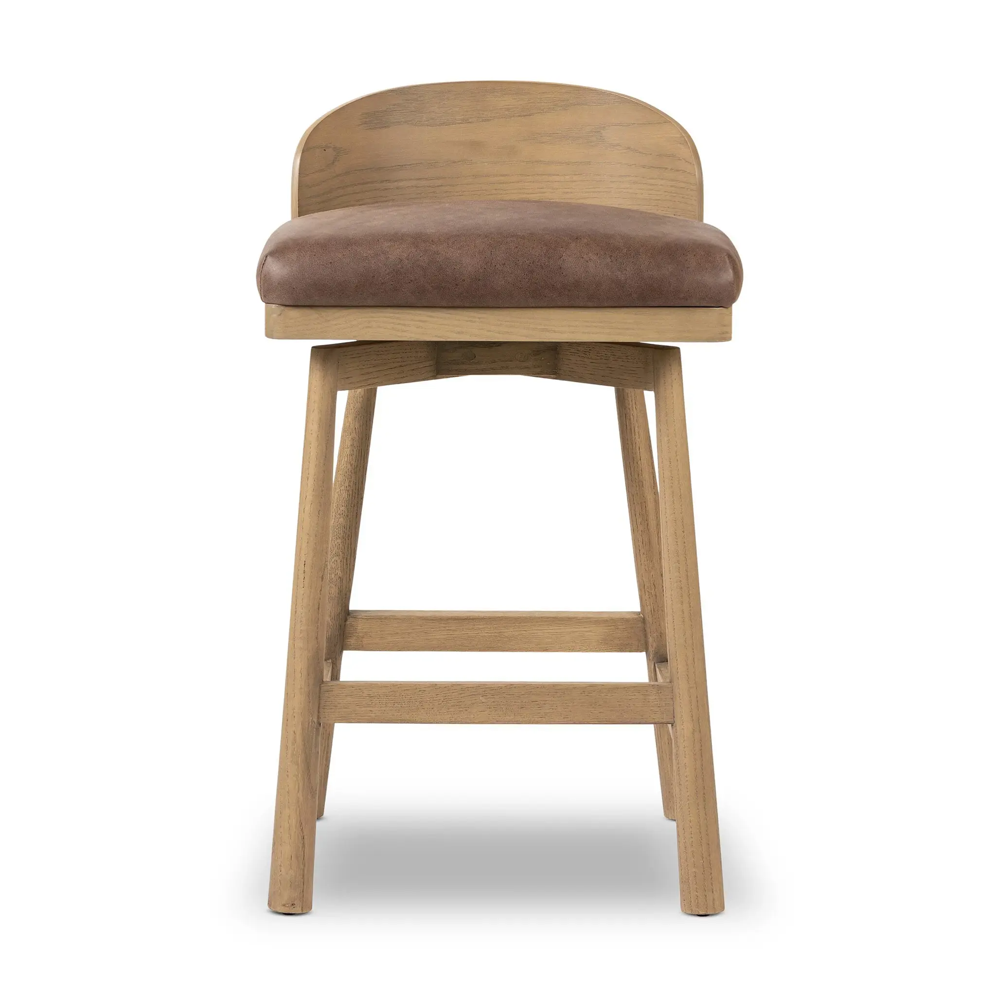 Four Hands Cloris Light Tone 24" Upholstered Barstool Four Hands Cloris Light Tone 24" Upholstered Barstool