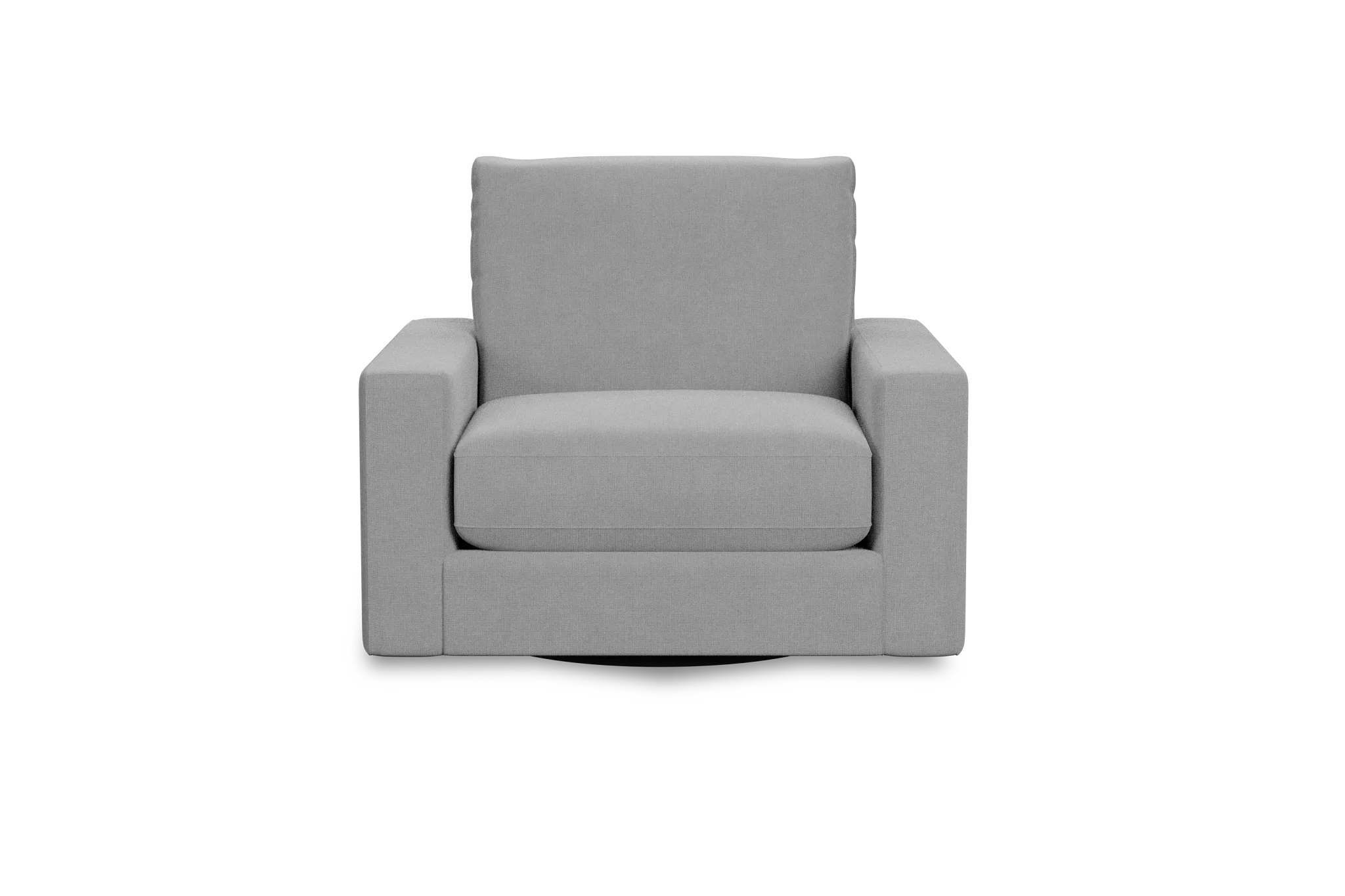 Edgewater Suave Gray Swivel Chair
