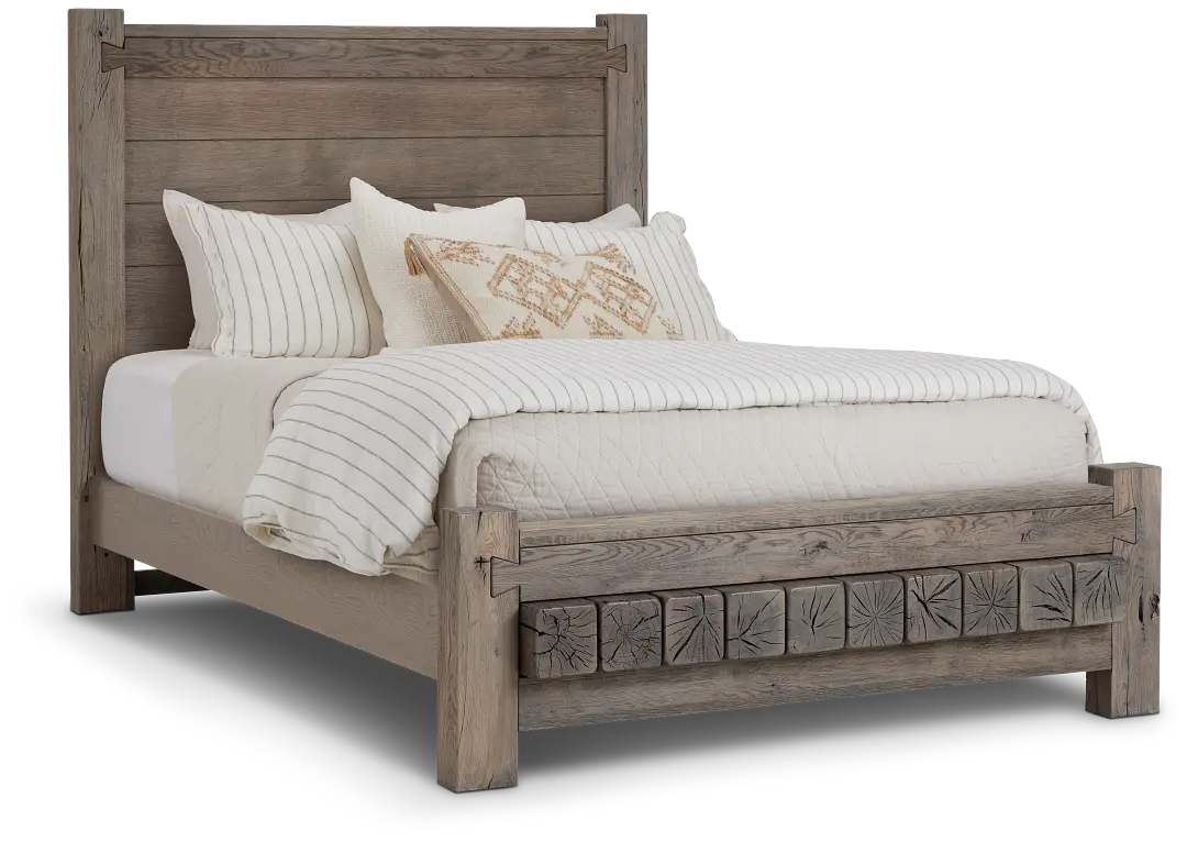 Salt Lake Gray Platform Bed Salt Lake Gray Platform Bed
