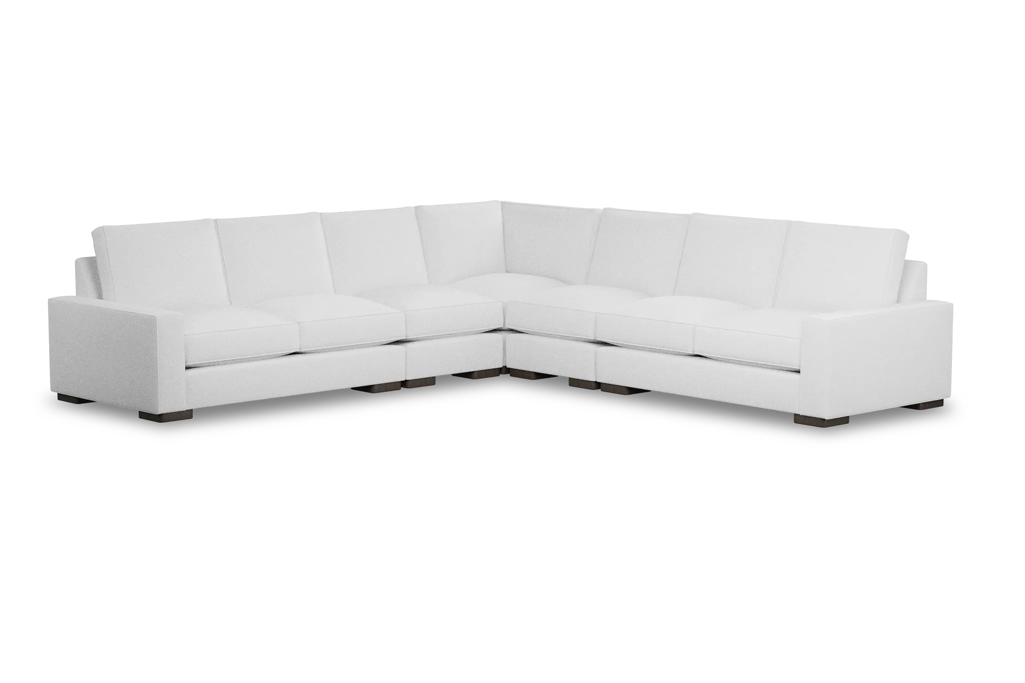 Edgewater Peyton White Large Two-arm Sectional